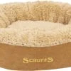 Scruffs Cosy Kattenmand - Comfortabel En Voordelig Met Zachte Binnenvoering En Imitatie Suède Buitenvoering - 3 Kleuren - Ø 45 Cm - Karamel -Dieren Benodigdheden Winkel 1200x708