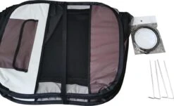 Dailyibed Opvouwbare Puppyren - Bruin - 115x115x58 Cm - Incl. Draagtas - Incl. Voederbak -Dieren Benodigdheden Winkel 1200x736 1