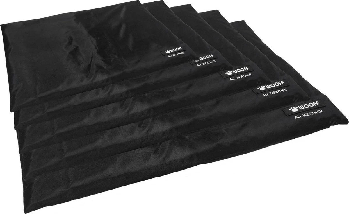 Wooff Bench Bed Xtreme 600d - Hondenkussen - Zwart - 106x70 Cm 4 Wooff Bench Bed Xtreme 600d - Hondenkussen - Zwart - 106x70 Cm - Afbeelding 2
