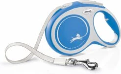 Flexi Rollijn New Comfort Tape L 8 M - Hondenriem - Blauw&Lichtgrijs -Dieren Benodigdheden Winkel 1200x740 4