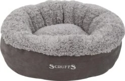 Scruffs Cosy Kattenmand - Comfortabel En Voordelig Met Zachte Binnenvoering En Imitatie Suède Buitenvoering - 3 Kleuren - Ø 45 Cm - Karamel -Dieren Benodigdheden Winkel 1200x780