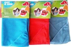 Dierenhanddoek Microvezel - Honden En Katten - Incl. Handvatten - 40x60 Cm - Lichtblauw -Dieren Benodigdheden Winkel 1200x800 43