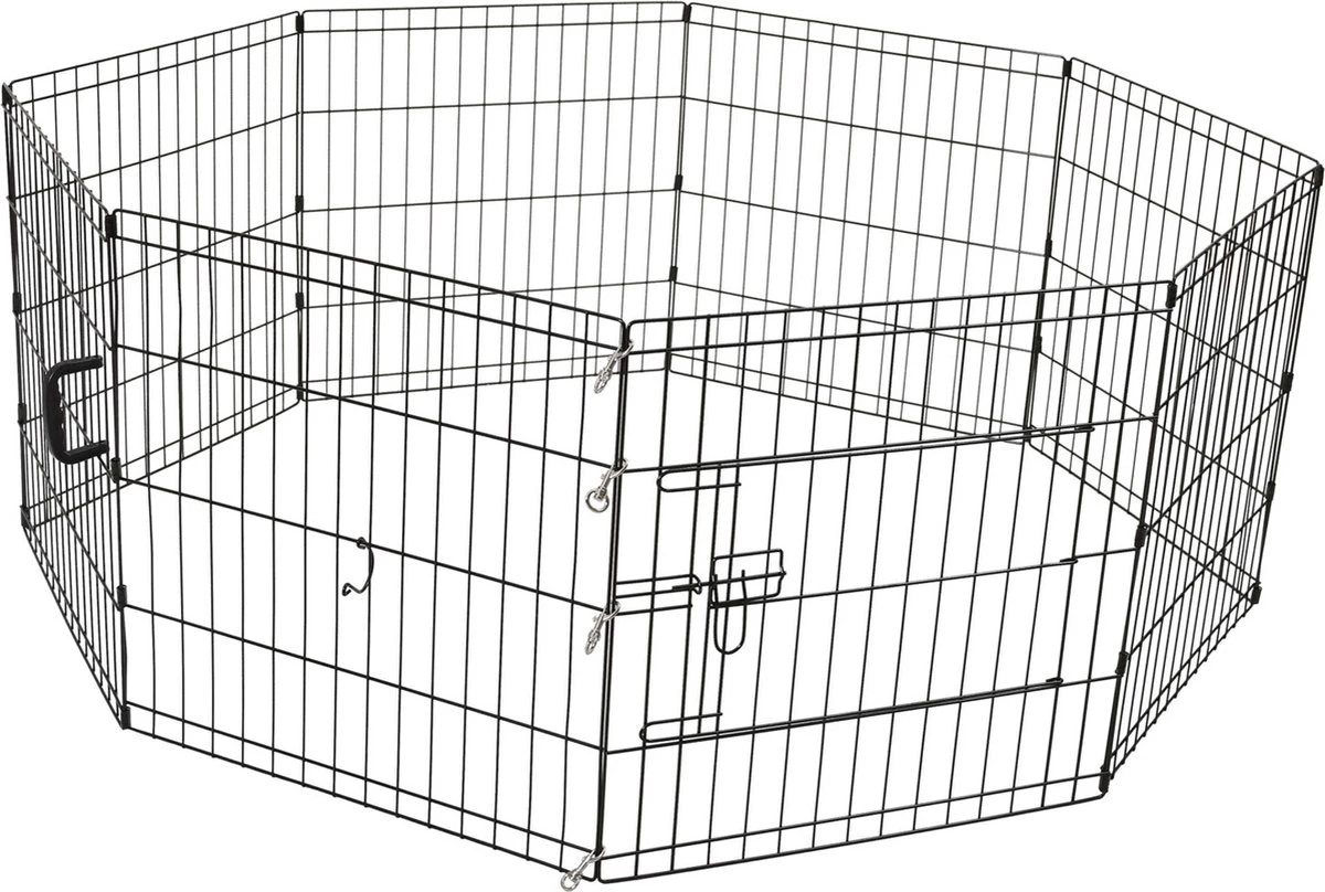 Adori Puppy Ren Zwart - Hondenbench - 61x76 Cm 3 Adori Puppy Ren Zwart - Hondenbench - 61x76 Cm