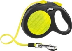 Flexi New Neon Tape - Hondenriem - Geel/Zwart - M - 5 M - (<25 Kg) -Dieren Benodigdheden Winkel 1200x850 1