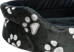 Trixie Hondenmand Jimmy Ovaal Zwart Met Pootprint (44X35 CM) 12 Trixie Hondenmand Jimmy Ovaal Zwart Met Pootprint (44X35 CM) -Dieren Benodigdheden Winkel 1200x857