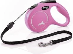 Flexi New Classic Koord - Hondenriem - Roze - XS - 3 M -Dieren Benodigdheden Winkel 1200x881