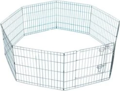 Topmast Puppyren Uitvouwbaar - Blauw - 560 Cm Omtrek - 60 Cm Hoog - Opvouwbaar - XL Hondenren - Voor Binnen -Dieren Benodigdheden Winkel 1200x907 1