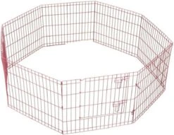 Topmast Puppyren Uitvouwbaar - Roze - 560 Cm Omtrek - 60 Cm Hoog - Opvouwbaar - XL Hondenren - Voor Binnen -Dieren Benodigdheden Winkel 1200x927 1