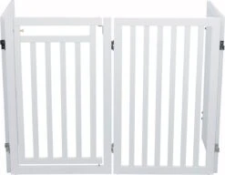 Trixie Hondenhek Met Deur Wit - 60-160 X 81 CM -Dieren Benodigdheden Winkel 1200x931