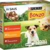 Bonzo (Friskies) - Vitafit Adult Rund, Kip & Lam In Saus - Honden Natvoer - 12x100g -Dieren Benodigdheden Winkel 1200x936