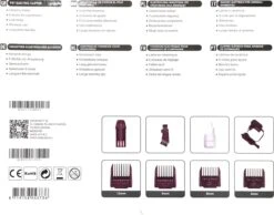 Nobleza Dieren Tondeuse Set - 4 Opzetkammen - Draadloos - Voor Huisdieren Katten & Honden -Dieren Benodigdheden Winkel 1200x943 1