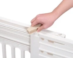 Iris Ohyama Huisdier Bariere PBR-600 - Kunststof - Wit/Beige - Uitschuifbaar -Dieren Benodigdheden Winkel 1200x965 2