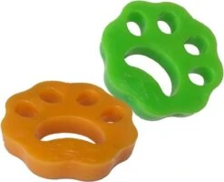 Merkloos Huisdierhaar Verwijderaar – Haarverwijderaar Voor Huisdieren- Pluizenverwijderaar - Furzapper - Kattenhaar Verwijderaar - Voor In De Wasmachine En Droger - 2 Stuks In 1 Verpakking - Kleur: Groen & Oranje -Dieren Benodigdheden Winkel 1200x973 1