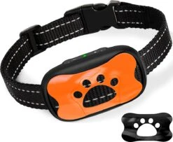 Strex Anti Blafband Voor Honden - 3-60KG - Oplaadbaar - Zonder Schok - Vibratie En Audio - Diervriendelijk - Anti Blaf Band - Anti Blaf Apparaat - Opvoedingshalsband Alle Honden