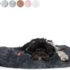 Snoozle Donut Hondenmand - Zacht En Luxe Hondenkussen - Wasbaar - Fluffy - Hondenmanden - 70cm - Grijs -Dieren Benodigdheden Winkel 1200x990
