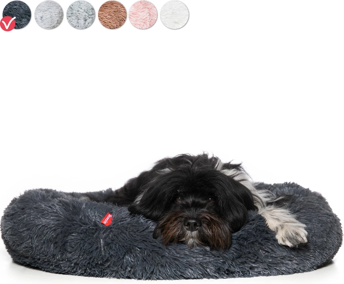 Snoozle Donut Hondenmand - Zacht En Luxe Hondenkussen - Wasbaar - Fluffy - Hondenmanden - 70cm - Grijs 3 Snoozle Donut Hondenmand - Zacht En Luxe Hondenkussen - Wasbaar - Fluffy - Hondenmanden - 70cm - Grijs
