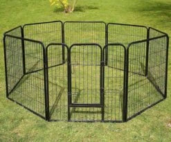 Topmast Premium Puppyren - Zwart - Hondenren - Opvouwbaar - 80 Cm Hoog - Binnen - Voor Puppy's En Honden -Dieren Benodigdheden Winkel 1200x995 7