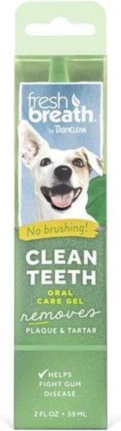 Tropiclean Fresh Breath Clean Teeth Oral Care Gel - Gebitsverzorging - Mint 59 Ml 17 Tropiclean Fresh Breath Clean Teeth Oral Care Gel - Gebitsverzorging - Mint 59 Ml -Dieren Benodigdheden Winkel 337x1200