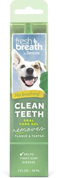Tropiclean Fresh Breath Clean Teeth Oral Care Gel - Gebitsverzorging - Mint 59 Ml 15 Tropiclean Fresh Breath Clean Teeth Oral Care Gel - Gebitsverzorging - Mint 59 Ml -Dieren Benodigdheden Winkel 393x1200