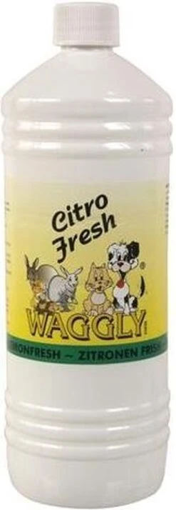 Waggly Citro Fresh Geurverwijderaar - 5 L -Dieren Benodigdheden Winkel 415x1200