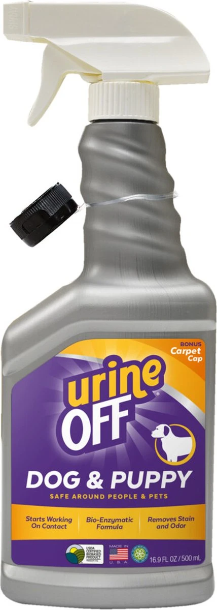 Urine Off Geur En Vlekverwijderaar Voor Hond En Puppy Urine - 1 ST à 500 ML 3 Urine Off Geur En Vlekverwijderaar Voor Hond En Puppy Urine - 1 ST à 500 ML