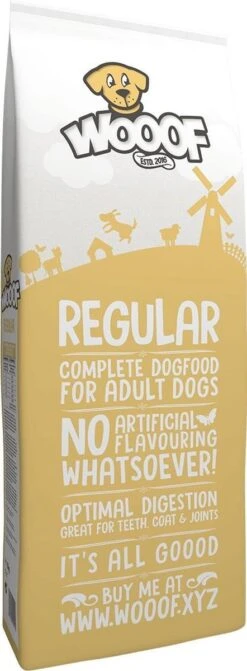 WOOOF Regular 18KG - Geperst Hondenvoer - Geperste Hondenbrokken - Droogvoer - 18KG -Dieren Benodigdheden Winkel 442x1200 1