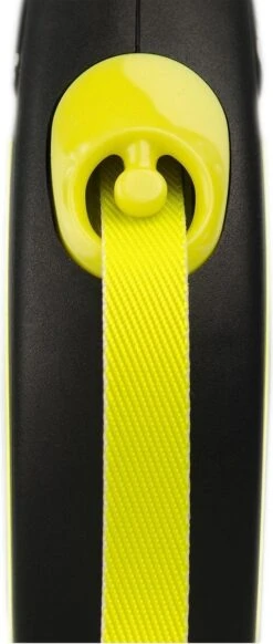 Flexi New Neon Tape - Hondenriem - Geel/Zwart - M - 5 M - (<25 Kg) -Dieren Benodigdheden Winkel 509x1200 1