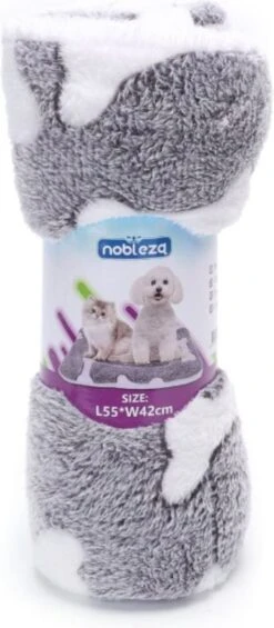 Nobleza Benchkussen - Dierenkussen - Hondenkussen - Kattenkussen - Benchmat - Dierenmat - Hondenmat - Kattenmat - Grijs - Maat S -Dieren Benodigdheden Winkel 525x1200