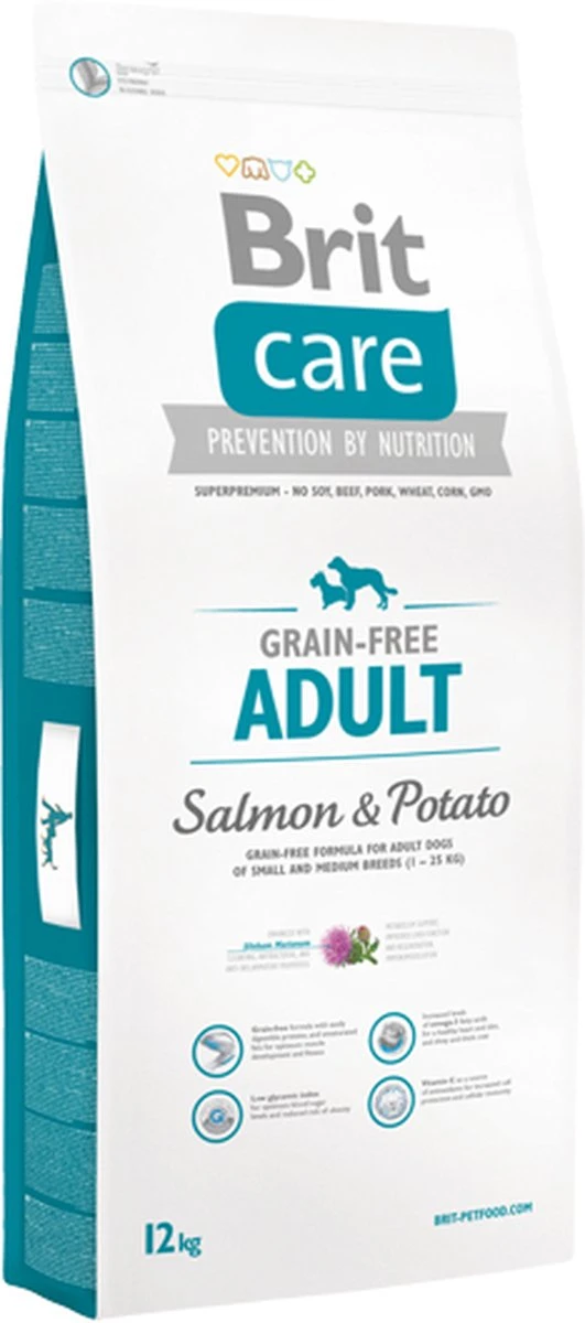 Brit Care Grain Free Adult Salmon & Potato 12 Kg - Hond 7 Brit Care Grain Free Adult Salmon & Potato 12 Kg - Hond - Afbeelding 5