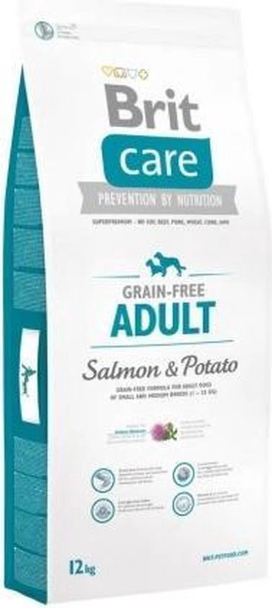 Brit Care Grain Free Adult Salmon & Potato 12 Kg - Hond 6 Brit Care Grain Free Adult Salmon & Potato 12 Kg - Hond - Afbeelding 4