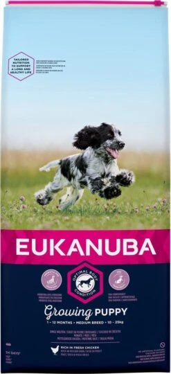 Eukanuba Dog Puppy Medium Breed- Kip - Puppyvoer - 15 Kg -Dieren Benodigdheden Winkel 549x1200 2