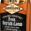 Carnilove Grain Free Fresh Ostrich & Lamb Adult Small Breed 6 Kg - Hond -Dieren Benodigdheden Winkel 573x1200