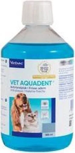 Virbac Vet Aquadent Mondwater - 500 Ml -Dieren Benodigdheden Winkel 589x1200 2