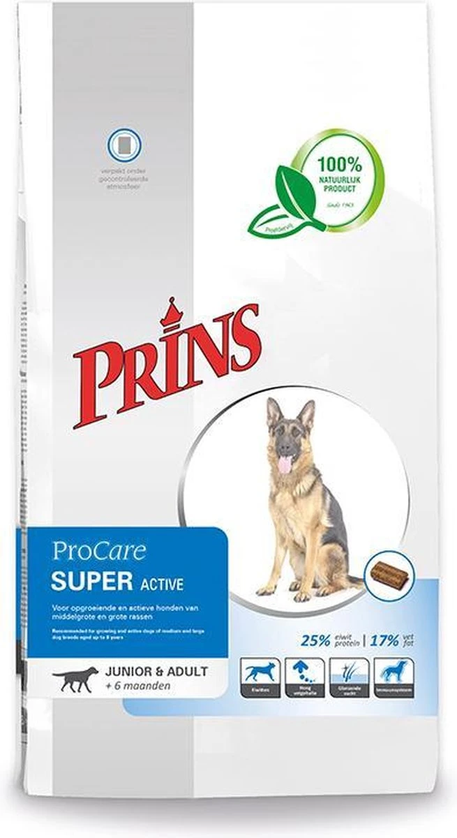 Prins Procare Super Active - Hondenvoer - 2 X 3 Kg 5 Prins Procare Super Active - Hondenvoer - 2 X 3 Kg - Afbeelding 3
