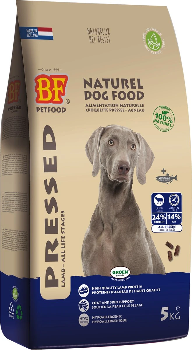 Biofood Geperst Lam & Rijst Premium - Hondenvoer - 13,5 Kg 9 Biofood Geperst Lam & Rijst Premium - Hondenvoer - 13,5 Kg - Afbeelding 7