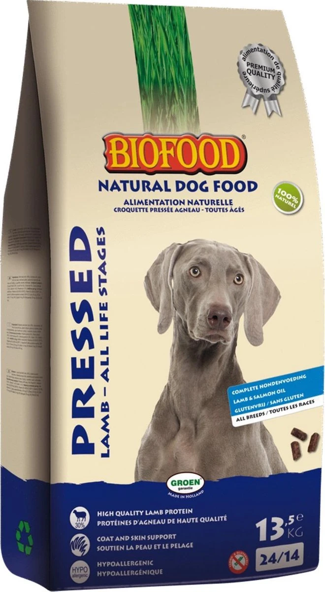 Biofood Geperst Lam & Rijst Premium - Hondenvoer - 13,5 Kg 3 Biofood Geperst Lam & Rijst Premium - Hondenvoer - 13,5 Kg