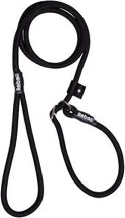 Rebel Petz - Honden Trainingslijn Met Halsband - Taupe, Zwart, Groen & Oranje - Maat Small Of Large - Kleur: Zwart, Maat: Large -Dieren Benodigdheden Winkel 689x1200 2