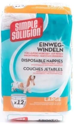 Simple Solution Wegwerp Honden Luier - SMALL 12 ST 38-48 CM -Dieren Benodigdheden Winkel 723x1200 1