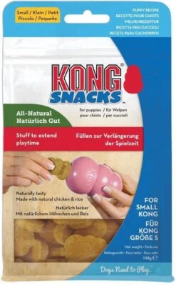 Kong Stuff 'N Mini Snacks Puppy Hondensnack - Kip & Rijst -Dieren Benodigdheden Winkel 742x1200