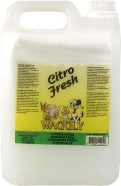 Waggly Citro Fresh Geurverwijderaar - 5 L -Dieren Benodigdheden Winkel 782x1200 2