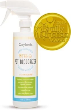 Oxyfresh Pets Geurverwijderaar - Spray Tegen Vieze Geuren Afkomstig Van Dieren -Dieren Benodigdheden Winkel 783x1200