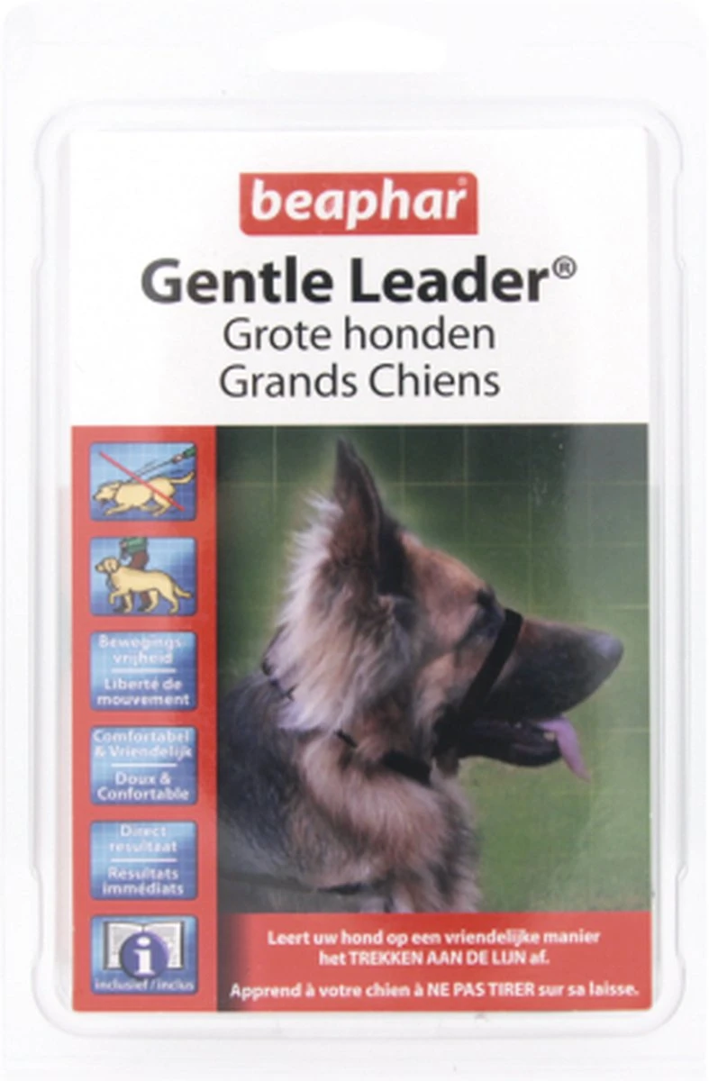 Beaphar Gentle Leader - Zwart - 54 Cm - Grote Honden 13 Beaphar Gentle Leader - Zwart - 54 Cm - Grote Honden - Afbeelding 11