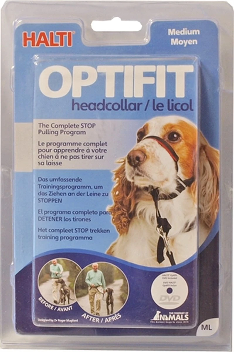 Halti OptiFit Headcollar - Hond - Anti Trekhalsband - Maat M - Voor Labrador, Boxer, Dobermann, Golden Retriever 10 Halti OptiFit Headcollar - Hond - Anti Trekhalsband - Maat M - Voor Labrador, Boxer, Dobermann, Golden Retriever - Afbeelding 8