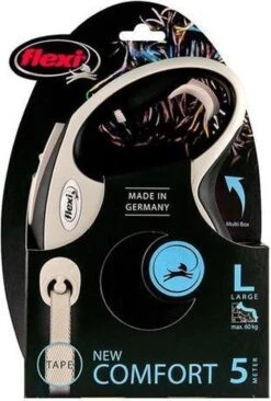Flexi Rollijn New Comfort Tape L 8 M - Hondenriem - Zwart&Lichtgrijs -Dieren Benodigdheden Winkel 810x1200 4
