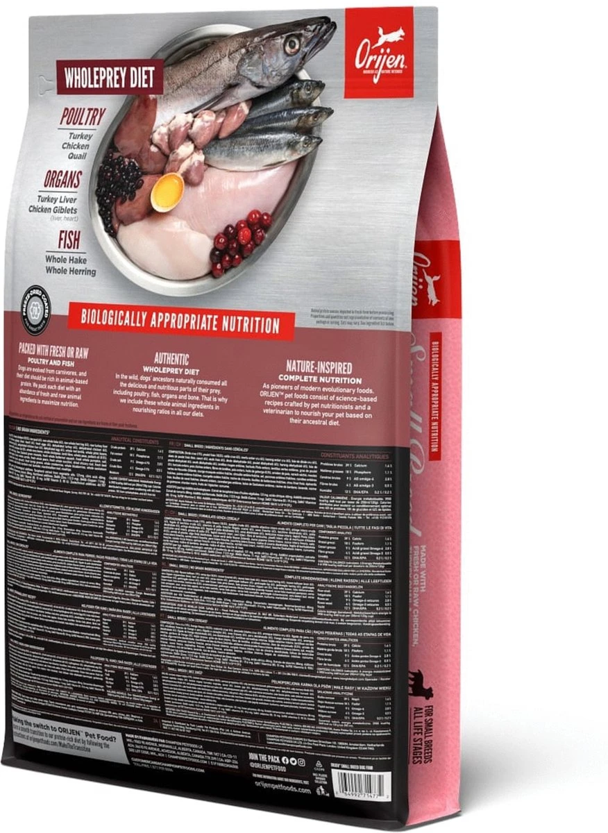 Orijen Whole Prey Small Breed (4,5 KG) 7 Orijen Whole Prey Small Breed (4,5 KG) - Afbeelding 5