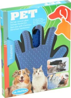 Merkloos Vachtverzorgingshandschoen -Dieren Benodigdheden Winkel 877x1200 1