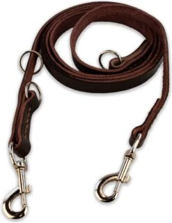 Multifunctionele Hondenriem - 220cm - Bruin - Leren Hondenriem - 100% Volnerfleer - Hondenriem Leer - Leiband Hond 13 Multifunctionele Hondenriem - 220cm - Bruin - Leren Hondenriem - 100% Volnerfleer - Hondenriem Leer - Leiband Hond -Dieren Benodigdheden Winkel 929x1200 3