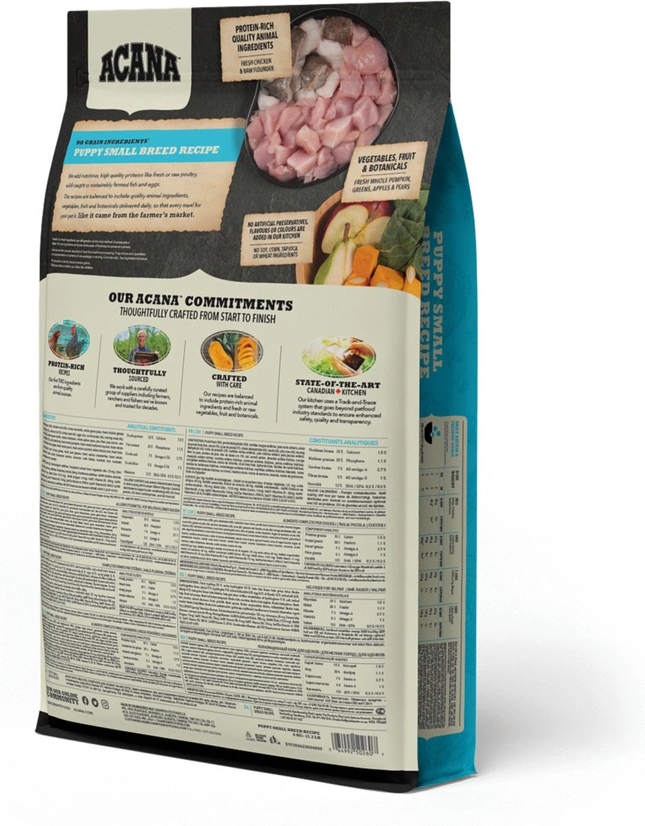 Acana Heritage Puppy Small Breed (6 KG) 10 Acana Heritage Puppy Small Breed (6 KG) - Afbeelding 8