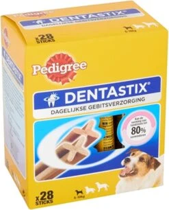 Pedigree Dentastix Mini Hond Multipack - Gebitsverzorgende Hondensnack - 4 X 7 Stuks -Dieren Benodigdheden Winkel 969x1200
