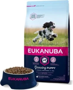 Eukanuba Dog Puppy Medium Breed- Kip - Puppyvoer - 15 Kg -Dieren Benodigdheden Winkel 978x1200